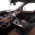 Car Land Rover Range Rover sv interior 3d model