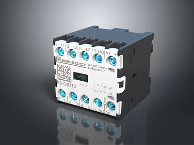 BREMICK GMC1810A 10A 250V Computer Power Module With QR Code And Model Number 3d model