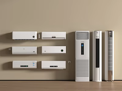 Air conditioning wall-mounted air conditioning vertical air conditioning central air conditioning 3d model