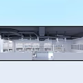 Modern Laboratory Interior Design With Lab Benches Fume Hoods And Scientific Equipment