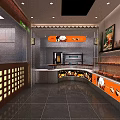 Century Old Dessert Shop Interior With Modern Decor Display Cases And Fresh Pastries