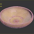 Hand Carved Sculpture Pottery Bowl Featuring Intricate Patterns And Colorful Details