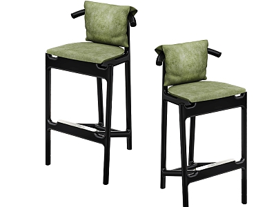 Modern Calf Bar Chair 3d model