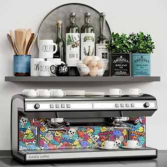 Modern Kitchen Supplies 3d model