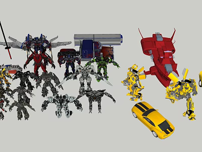 Modern robot Gundam robot 3d model Modern robot Gundam robot 3d model