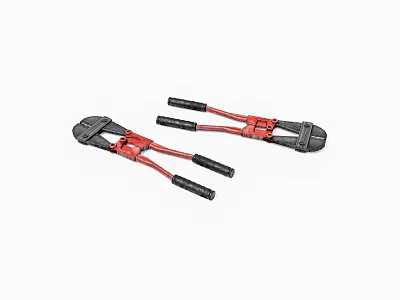 Red And Black Handle Heavy Duty Pliers Manual Hardware Tools For Industrial And Home Use 3d model