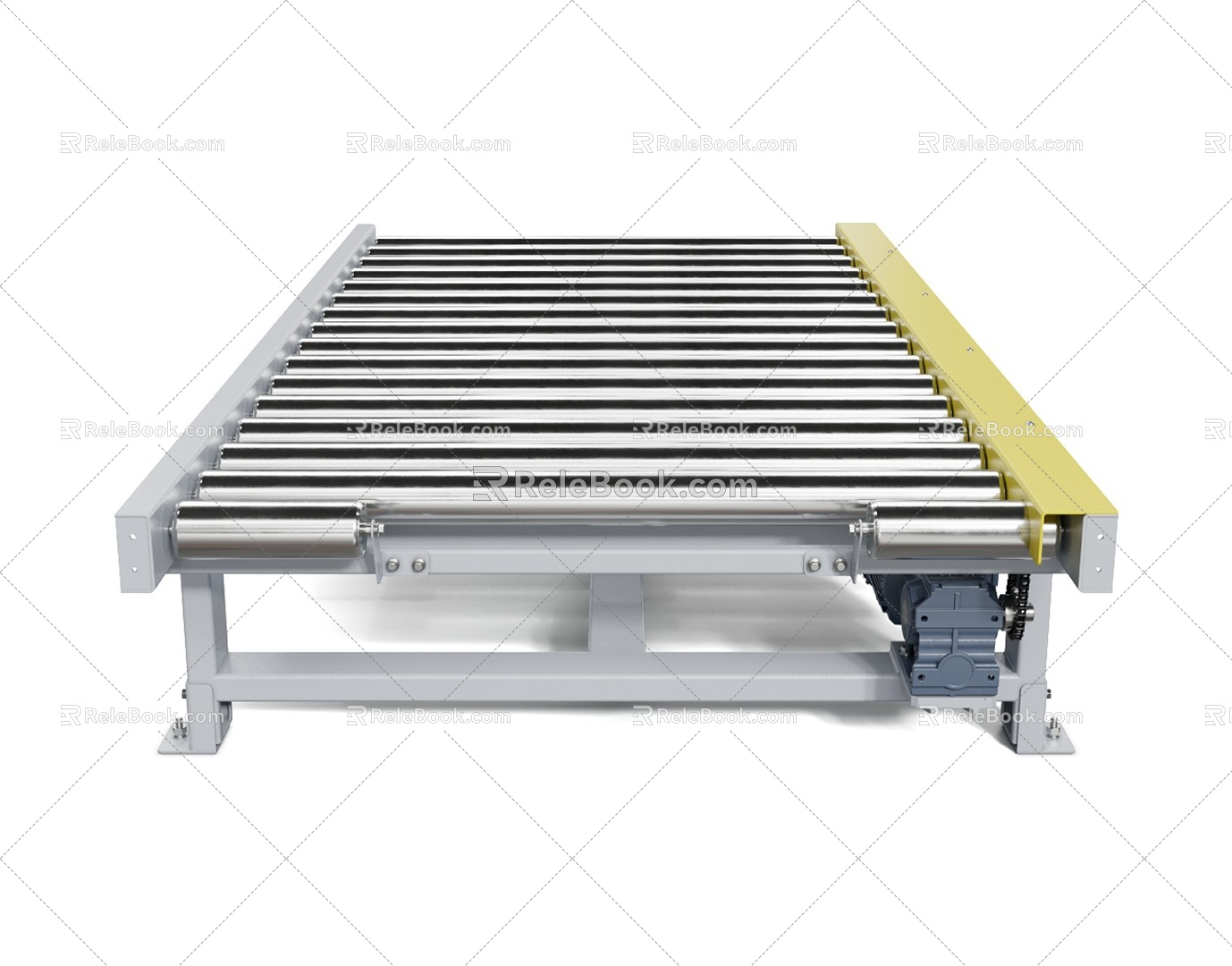 Roller Conveyor Logistics Conveyor Line Machinery Equipment Automation Equipment Industrial Machinery 3d model