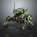 Modern robot spider robot mecha spider sci-fi spider 3d model