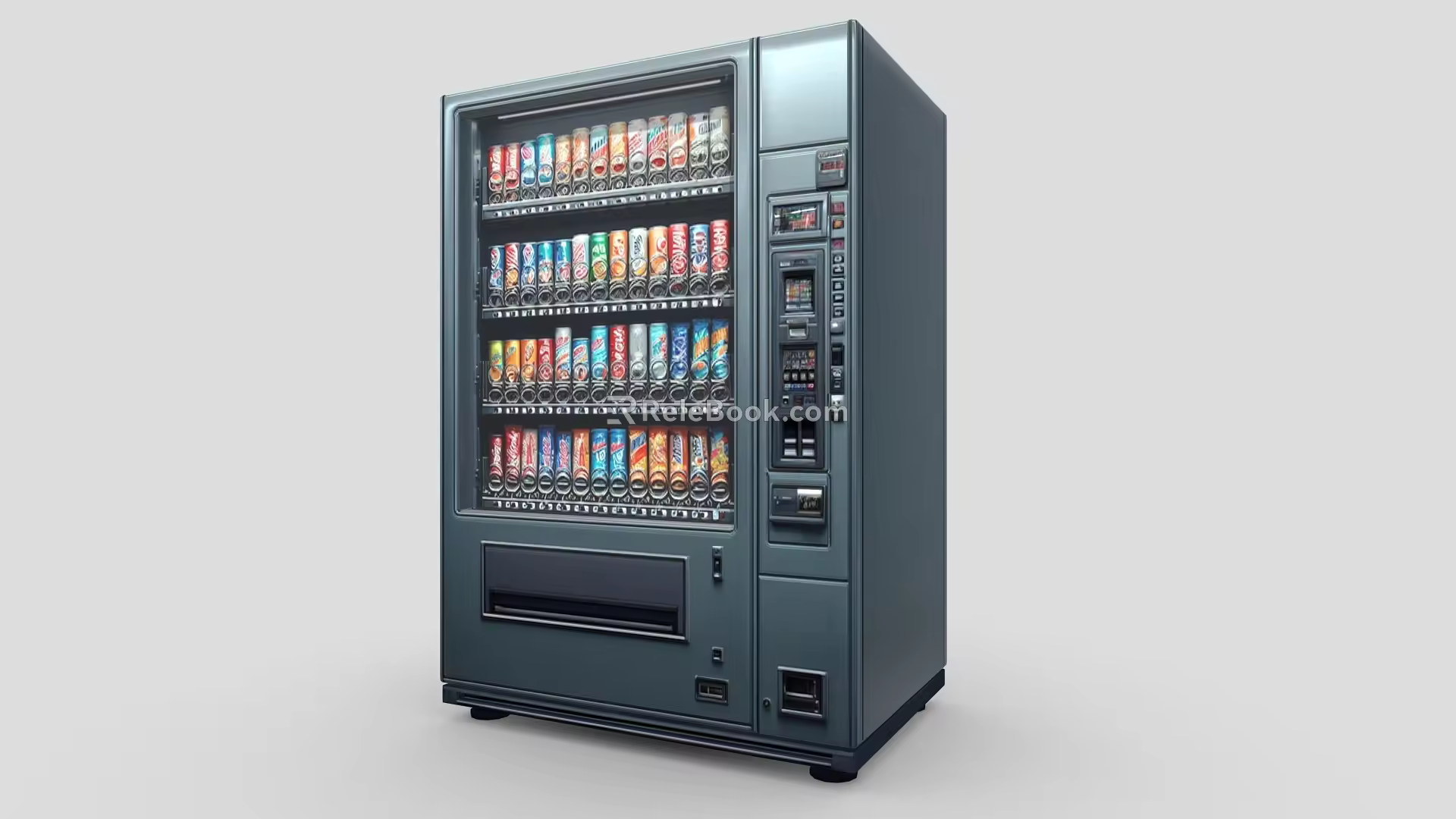 Vending Machine Coke Sprite Pepsi 3d model