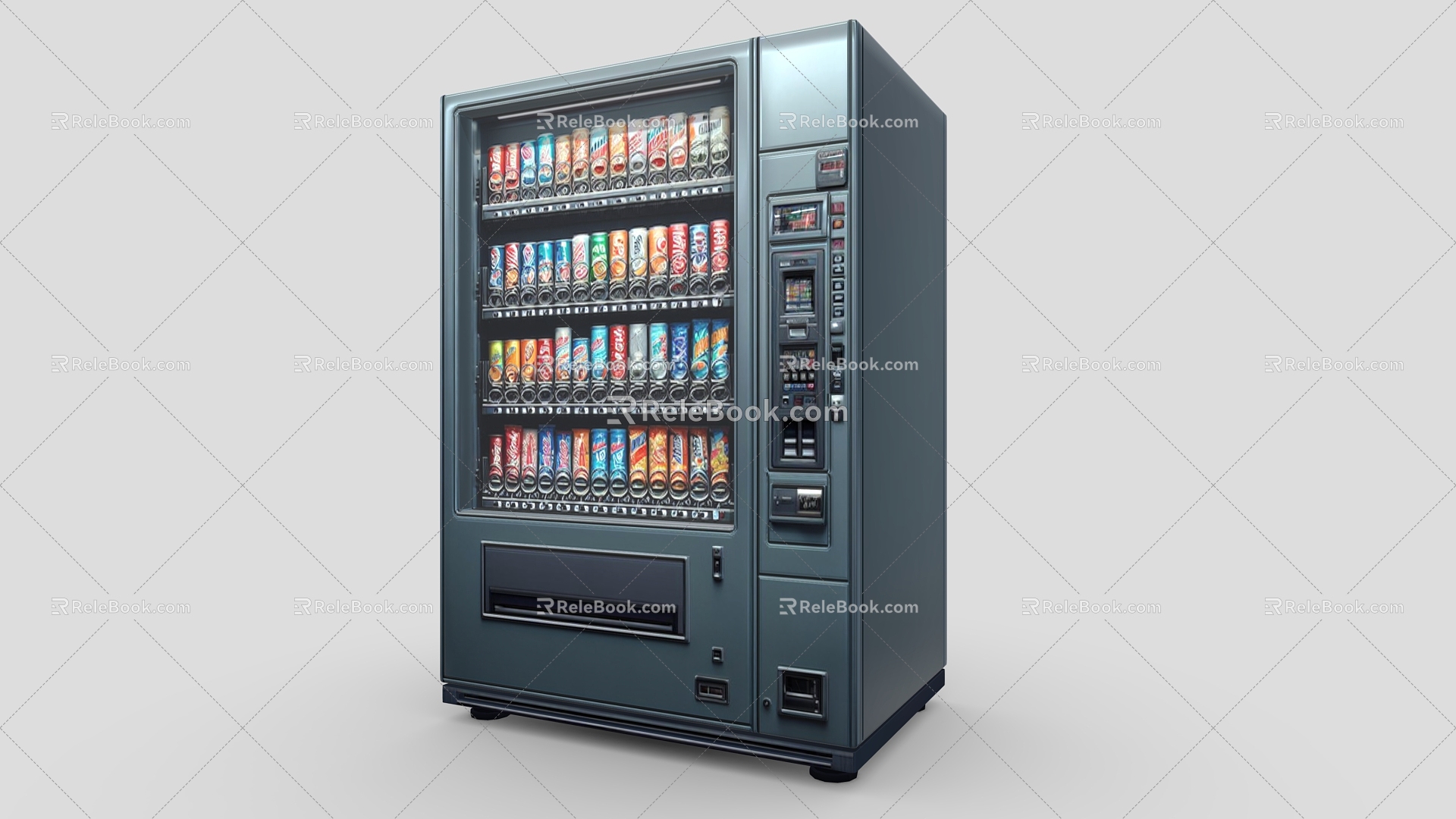 Vending Machine Coke Sprite Pepsi 3d model