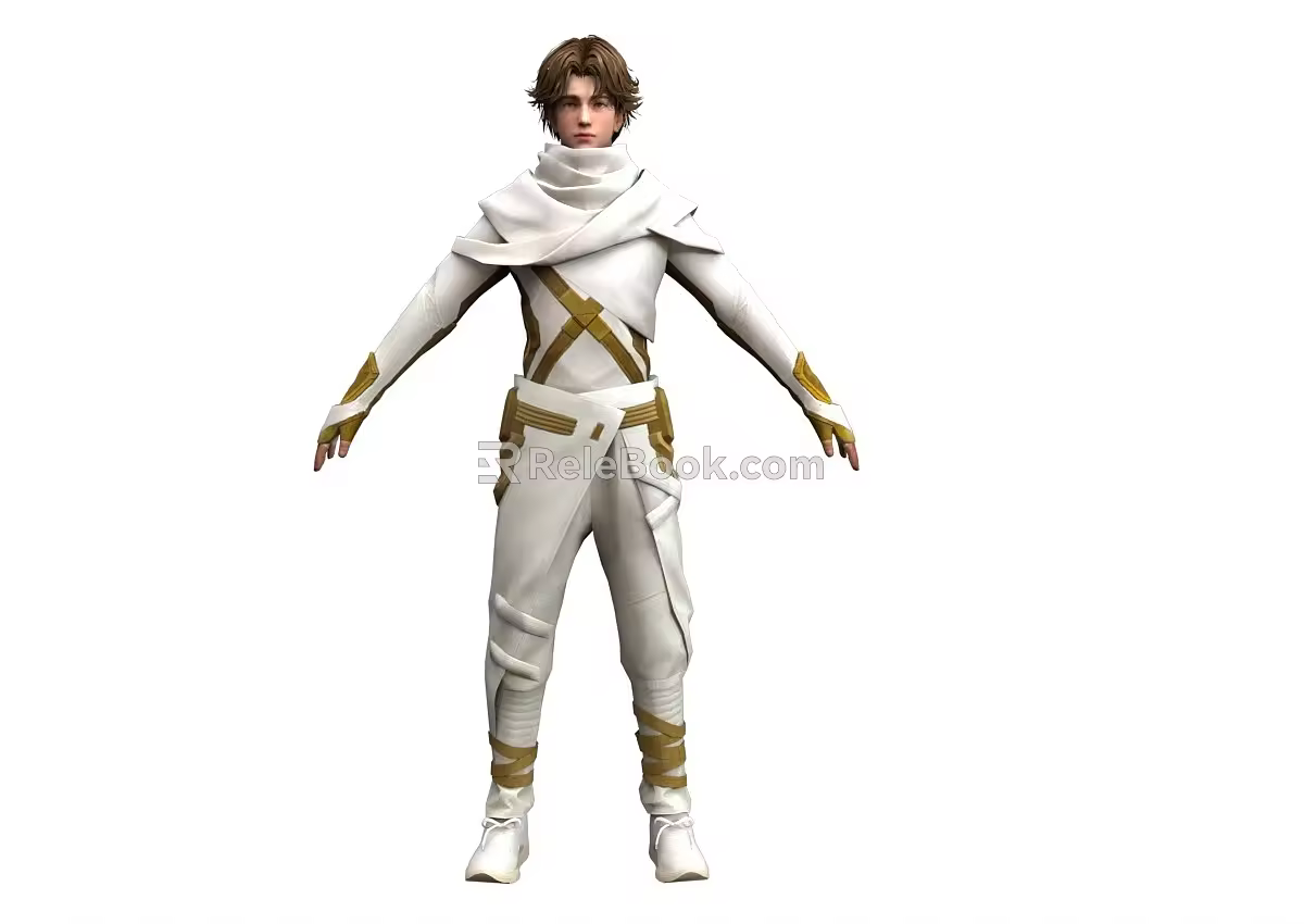 Cartoon Characters Game Characters Modern Characters Men Young Handsome 3d model