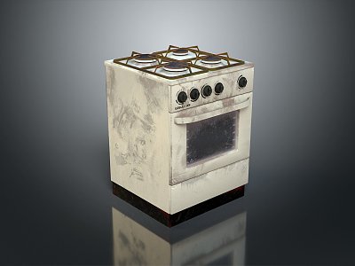 Gas Stove Gas Stove Kitchenware Gas Stove Living Supplies Living Articles Realistic 3d model