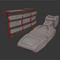 Industrial Metal Mechanical Components With Worn Texture And Panel Case Structure