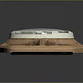 Copper Base Weighing Scale With Black Foot Pads And Round Dial