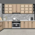 Modern Kitchen Interior Design Featuring Wooden Cabinets Marble Countertops And Integrated Appliances