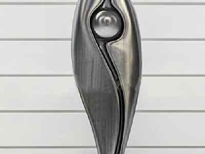 Sleek Modern Metallic Decorative Ornament Set With Unique Silver Design For Home Decor 3d model