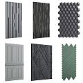 Modern wall wall panel 3d model