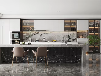 Modern Kitchen 3d model