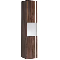 Modern Dark Wood Wall Light With Silver Rectangular Panel And Smooth Design 3d model
