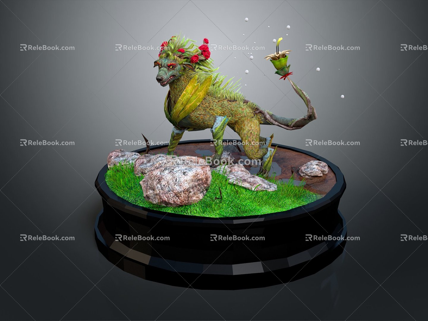 Modern Monster Monster Monster Wolf 3d model