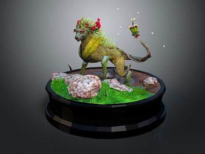 Modern Monster Wolf model