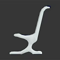 Blue Public Waiting Chair With Metal Frame And Multiple Seats In Public Areas