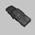 Rusty Mercury Comert Cars 3d model