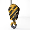 Modern hook crane hook 3d model