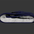 Modern Notebook Smoke Pipe Bag Book 3d model