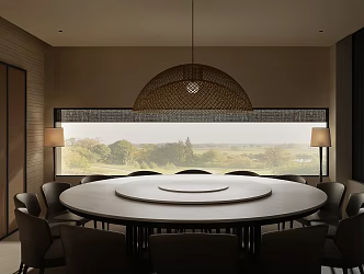 Quiet Room Restaurant Box 3d model
