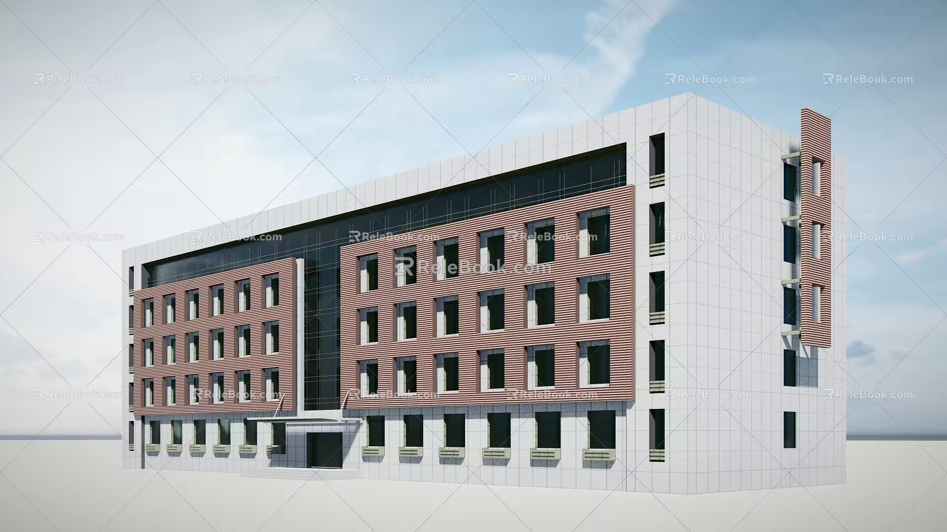 Modern Office Building Comprehensive Building Office Building Office Building 3d model