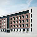 Modern Office Building Comprehensive Building Office Building Office Building 3d model