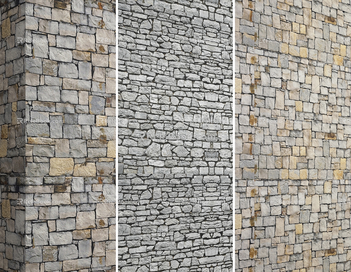 Background wall background stone wall brick wall culture stone wall base stone wall rubble stone wall stone wall agricultural storage wall courtyard wall model