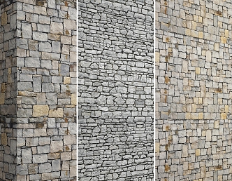 Background wall background stone wall brick wall culture stone wall base stone wall rubble stone wall stone wall agricultural storage wall courtyard wall 3d model