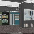 PHILIPS Central Air Conditioner Showroom With Product Displays And Reception Desk