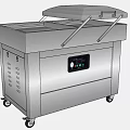 Commercial Kitchen Stainless Steel Vacuum Packaging Machine With Control Panel And Wheels