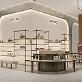 Darling Clothing Store Modern Interior Featuring Shelves Bags Shoes And Display Counters