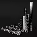 Stage Truss Quick-loading Truss 3d model