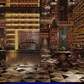 Modern Restaurant Interior With Wine Racks Chandeliers Dining Tables And Warm Lighting