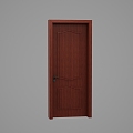 Wooden door 3d model