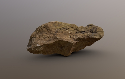 landscape sketch landscape stone meteorite 3d model