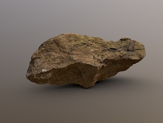 landscape sketch landscape stone meteorite 3d model