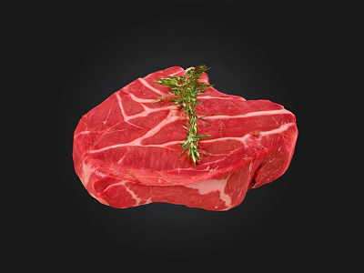 Steak Pork Chop Steak 3d model