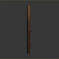 Wooden Interior Door With Glass Panel And Natural Wood Grain Design