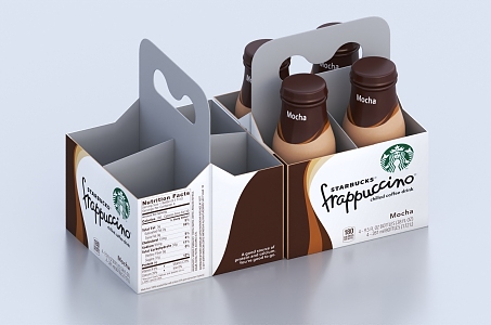 Coffee Beverage Starbucks Coffee Packaging Box 3d model