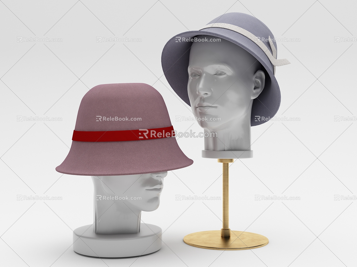 Modern hat 3d model