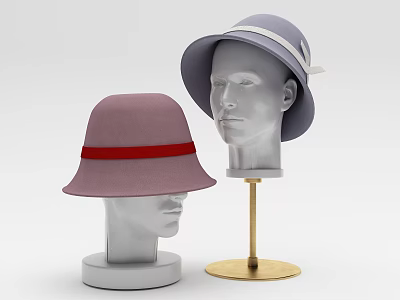 Modern hat 3d model