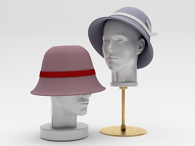 Modern hat 3d model