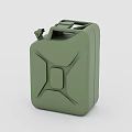Green Jerry Can Daily Life Supplies With Portable Handle Sturdy Design And Liquid Storage