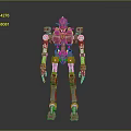 Robot Assistant Small Robot Butler Robot Butler Figure Game Figure 3d model